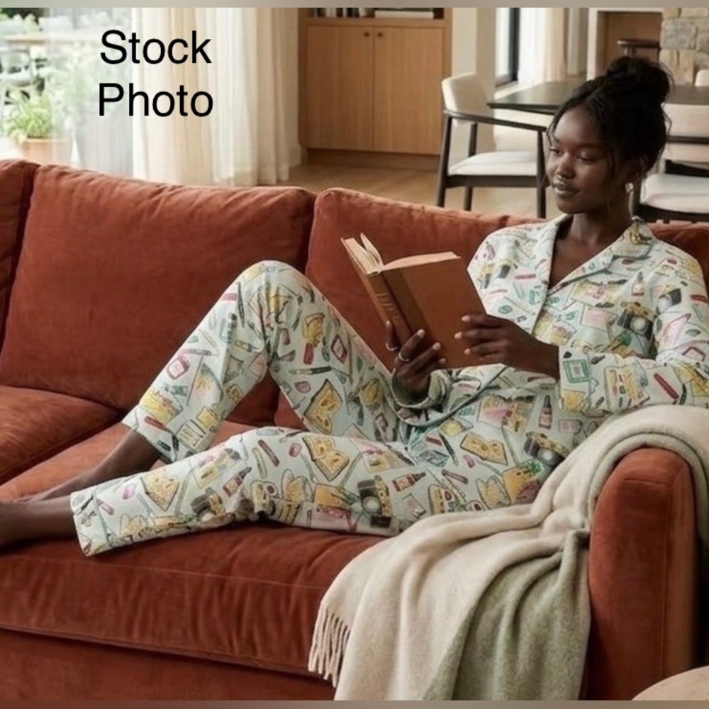 Nick & Nora Artist Painter Artsy Camera Supplies Pajama Set